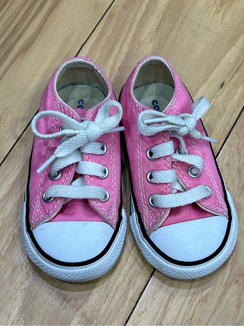 Converse All Stars Baby Pink Canvas Sneakers size 5
